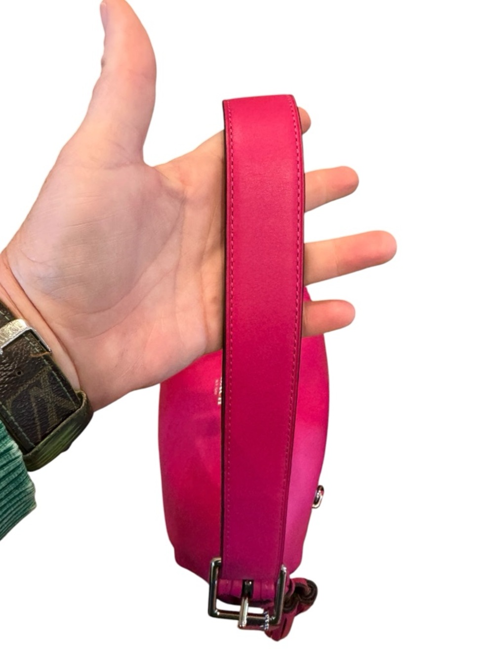Coach - Legacy Leather Duffle - Fuchsia - 2012 #19889 EXCELLENT CONDITION - Picture 4 of 11